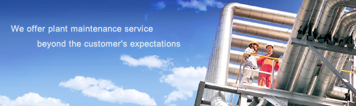 We offer plant maintenance service beyond the customer's expectations